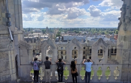 Cambridge from King's Chapel roof