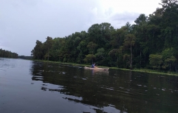 Kayaking in Lake Wacissa