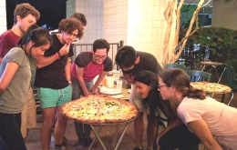 Possibly the largest pizza in the world